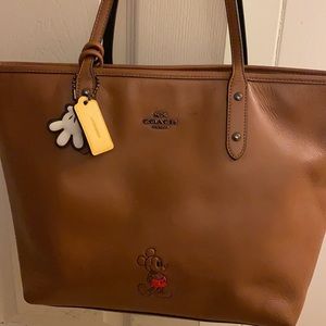 Coach Mickey Mouse shoulder bag